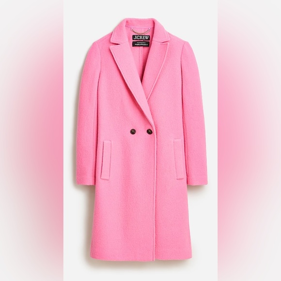 Jcrew Petite new Daphne topcoat in Italian boiled wool - Picture 7 of 8